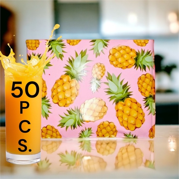 50 10X13 Poly Mailers Pineapple PRICE IS FIRM - Picture 2 of 11